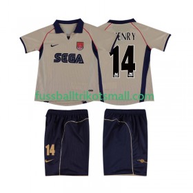 Fußballtrikots Arsenal Thierry Henry 14 2001 Retro Kinder 2002 Kurzarm Auswärts-trikot kaufen
